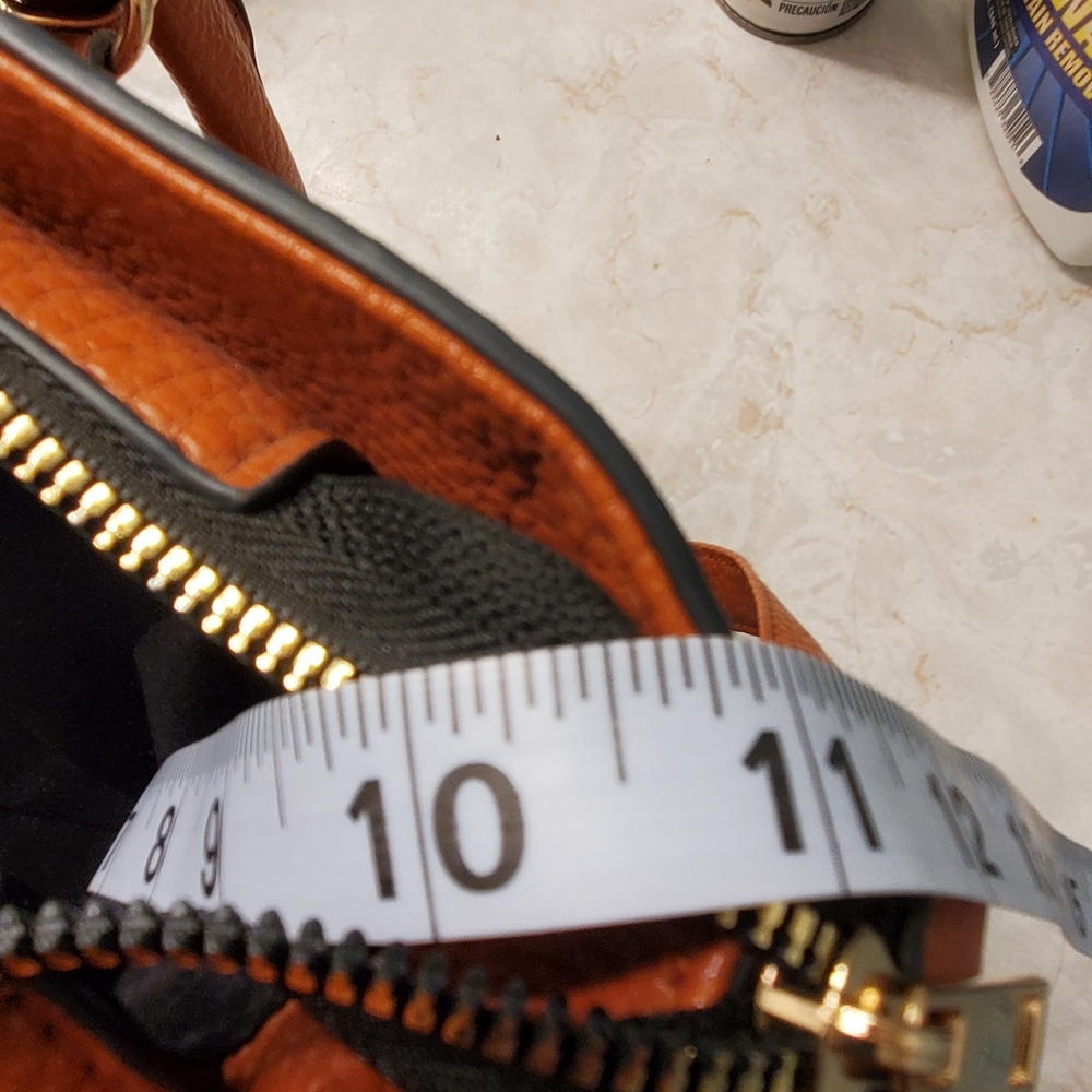 Brown Handbag with Shoulder Strap - Picture 8 of 10